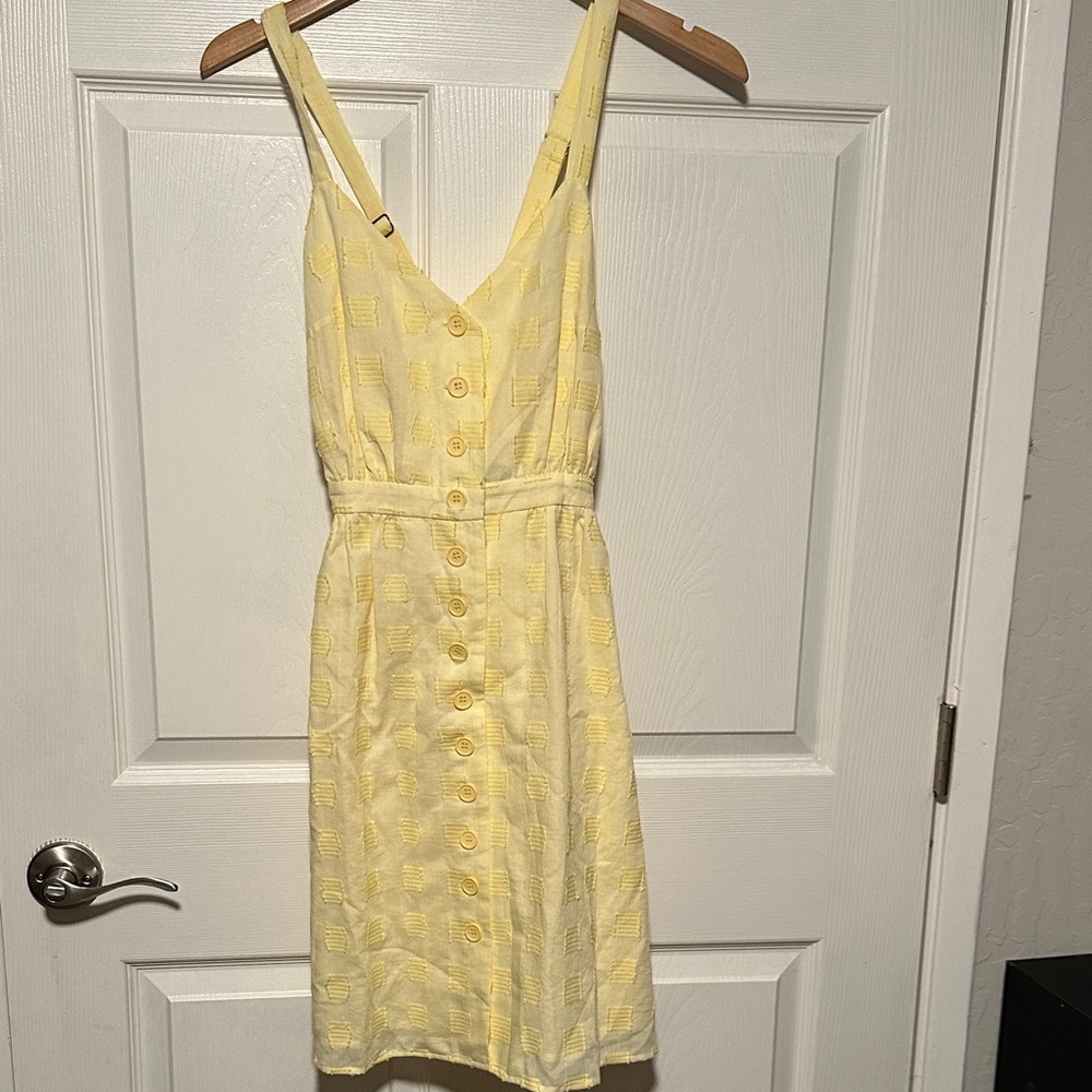 Modcloth Sunny Yellow Midi Dress